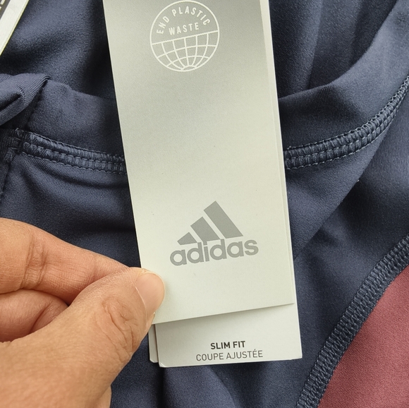 Adidas Yoga Zip Crop Top S NWT Active Parley Eco Training Shirt - Picture 5 of 11